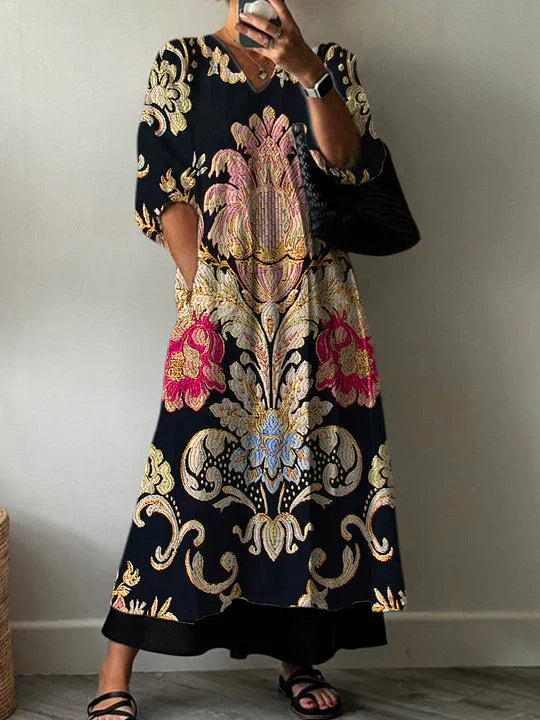 Clara | Robe Imprimée Élégante