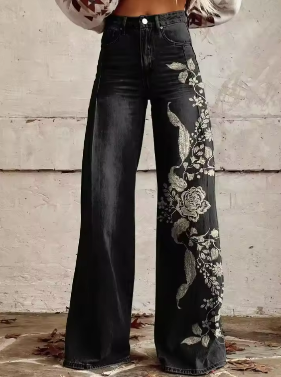 Chloé - Pantalons Boho Vintage Élégants