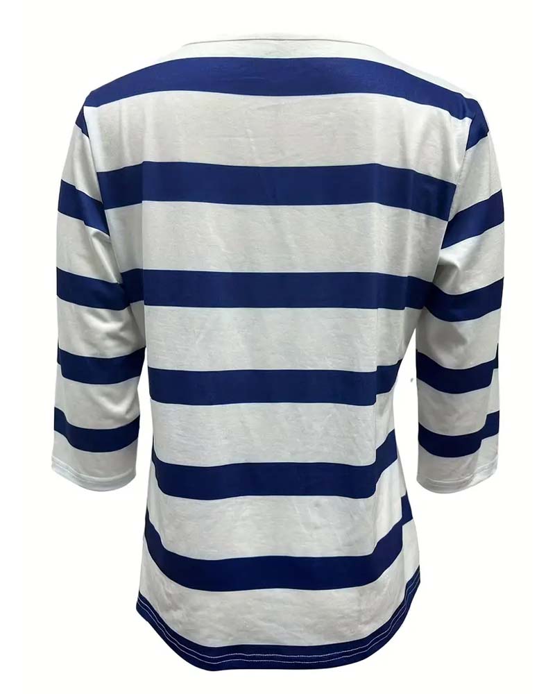 BLUSE À RAYURES ÉLÉGANTE ANNALENA