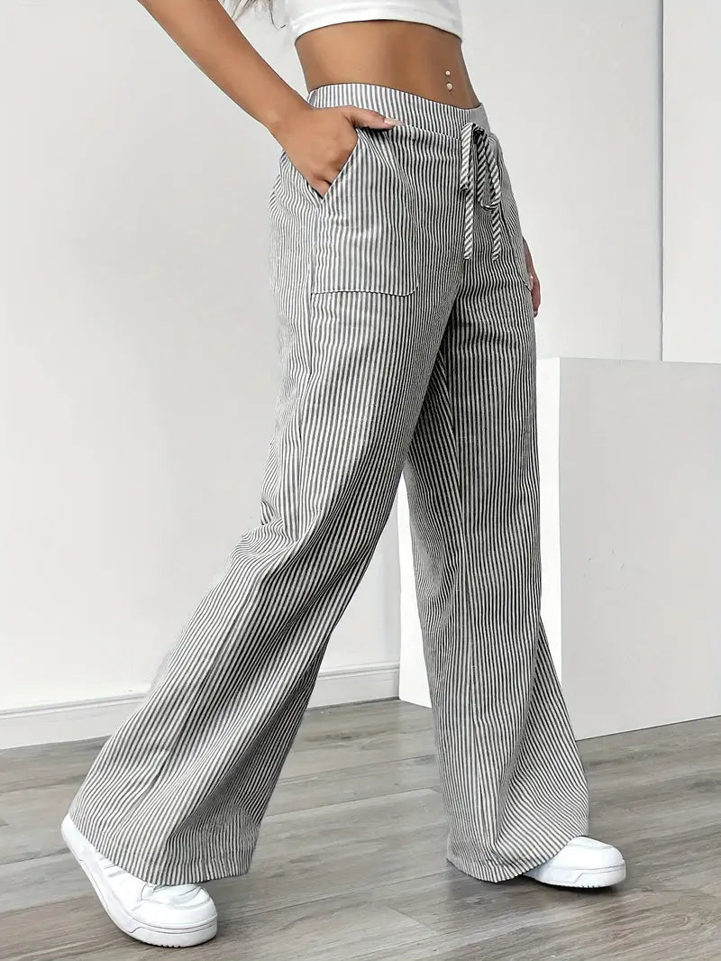 KARINA - PANTALONS RAYÉS ÉLÉGANTS