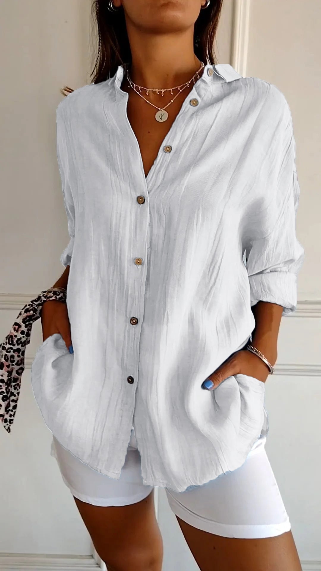 Emily | Blouse Oversize Élégante
