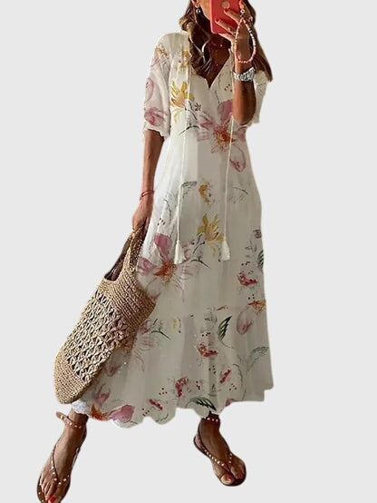 Amalia | Robe d'été vintage bohème