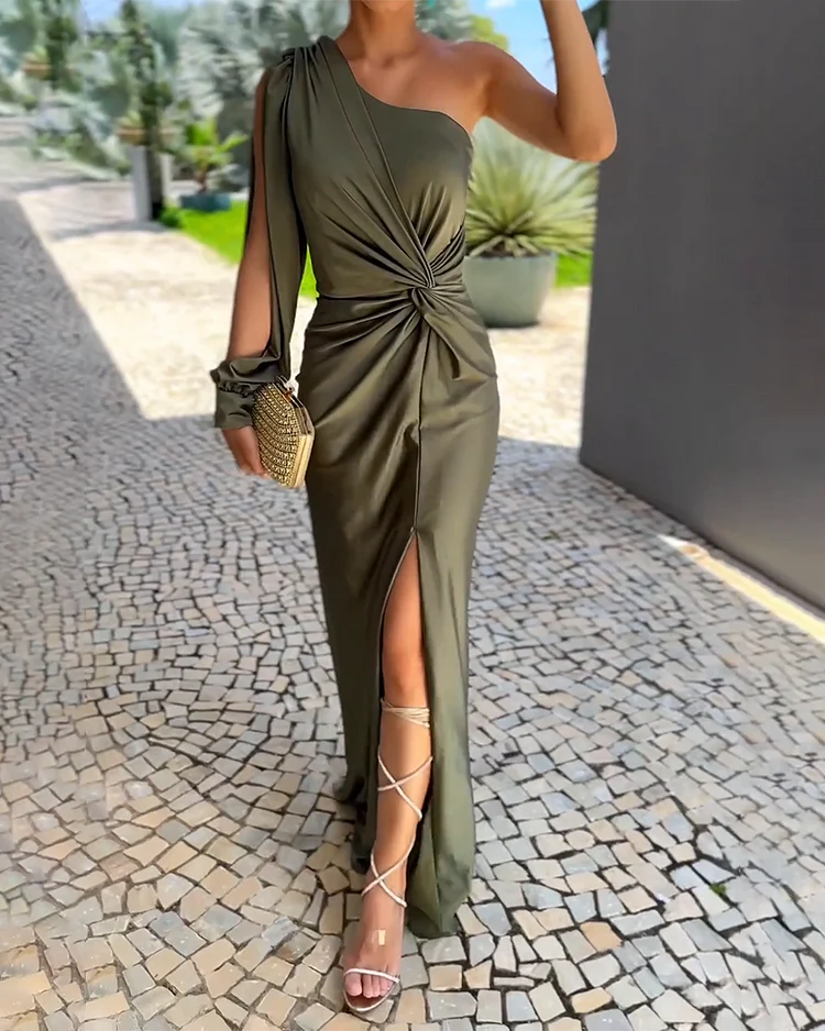 Robe de Soirée asymétrique Pour Femme | Maxi