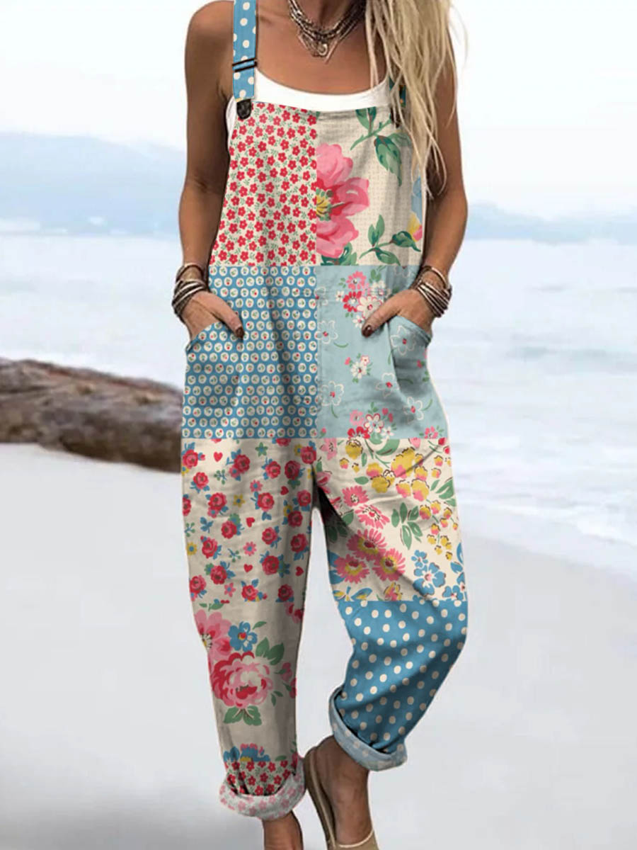 Frigg | Combinaison Patchwork Fleurie