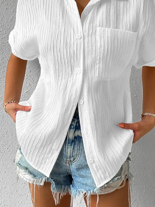 BLOUSE CLASSIQUE À COL ZAHINA