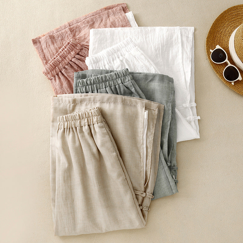 CLAIRE | PANTALONS EN LIN CASUAL