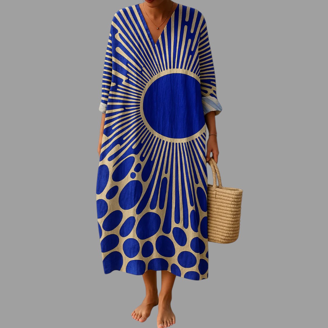 ZOE | ROBE GÉOMÉTRIQUE ÉLÉGANTE