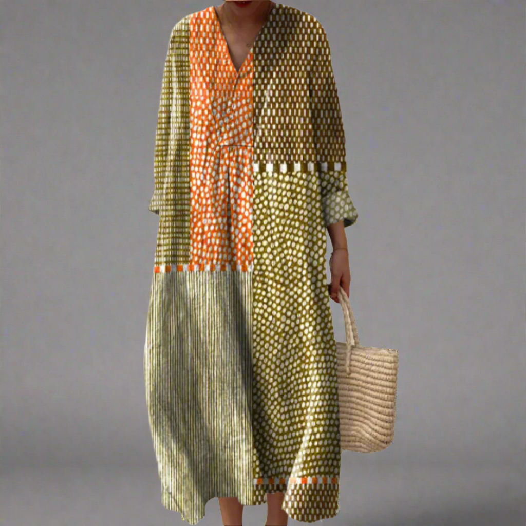 BREE | ROBE GEOMETRIQUE ELEGANTE