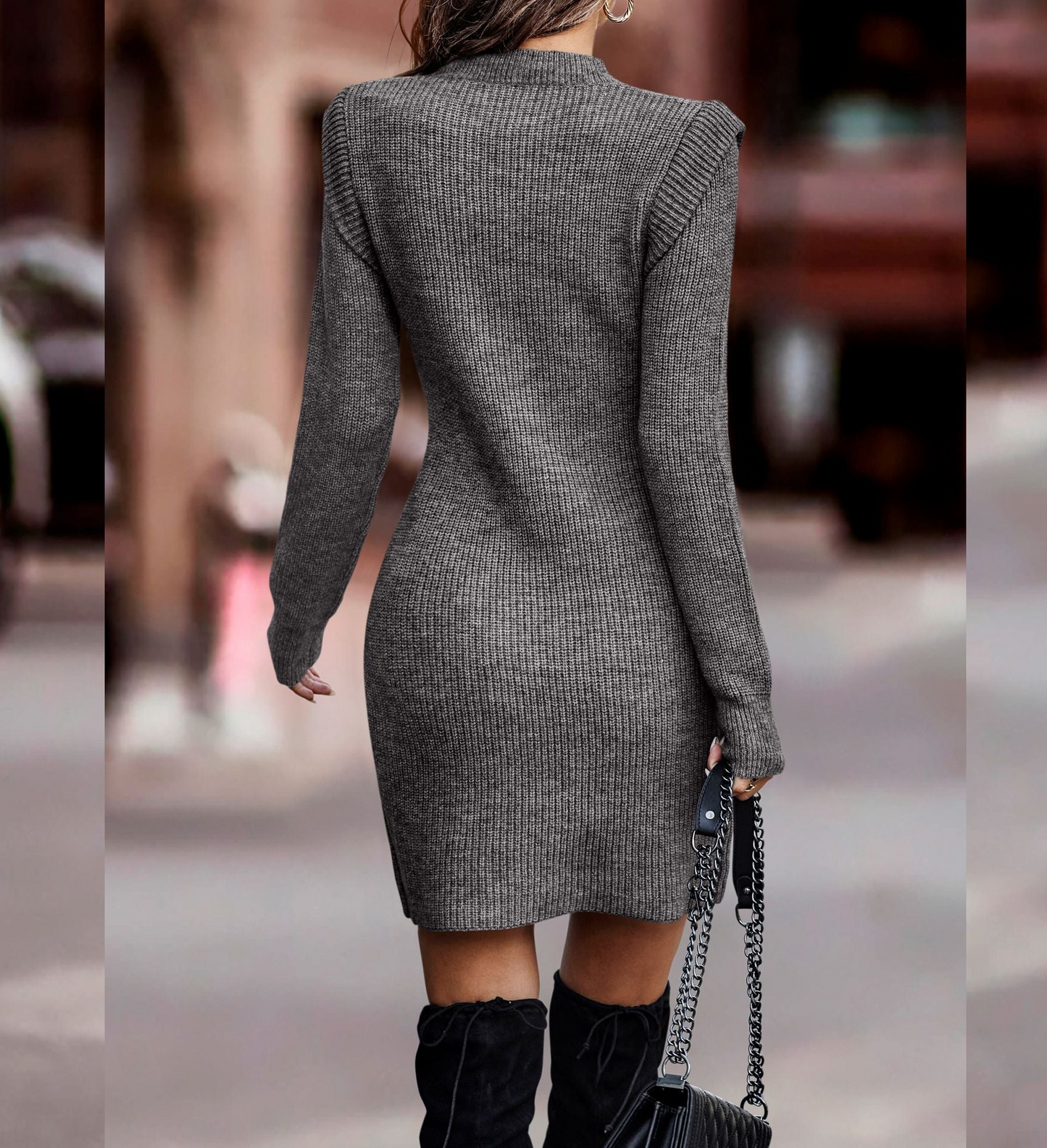 Eliana – Robe en tricot élégante