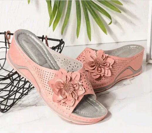 Camy™ | Sandales Orthopédiques en Cuir Souple avec Support de Voûte