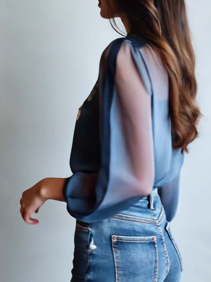 Blouse Florale Boho Chic pour Femmes