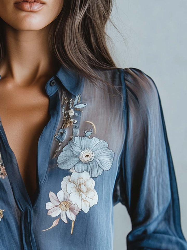 Blouse Florale Boho Chic pour Femmes