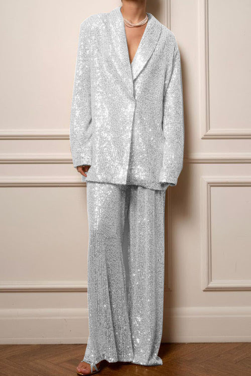 Maxwell | Veste de Costume Pailletée