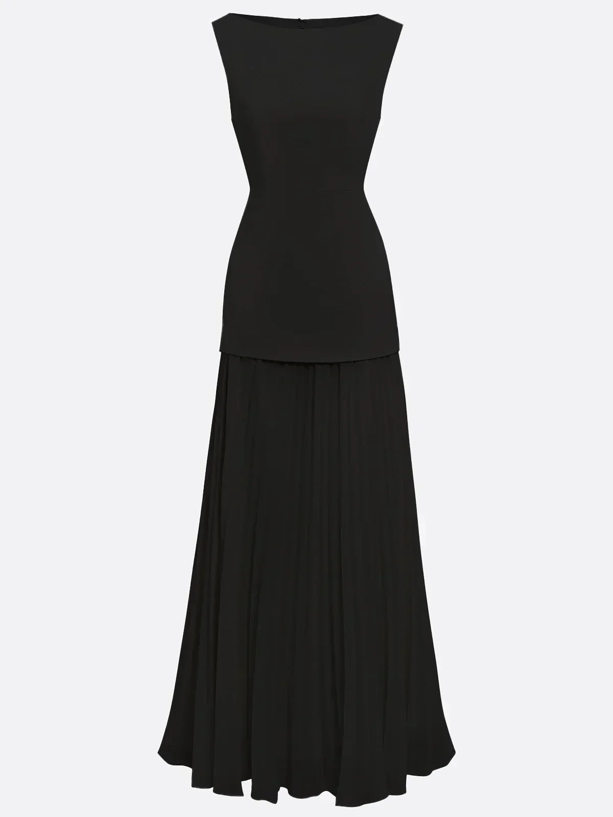 Micaela | Robe longue plissée de design
