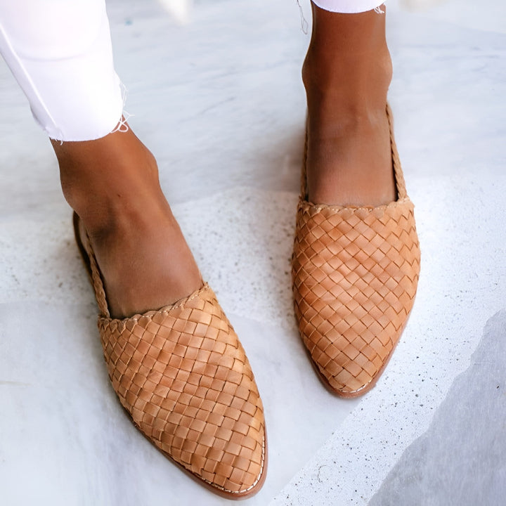 Whisper – Sandales élégantes en cuir tressé pour femmes