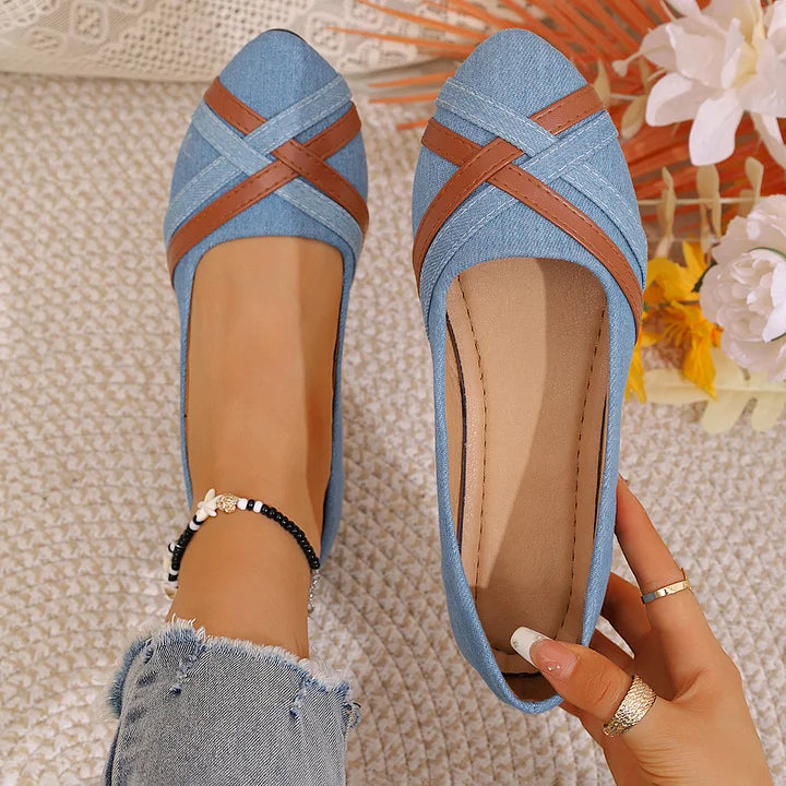 Edvige - Sandales en Denim Chic