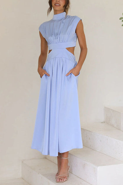 Quincy | Robe Midi avec Taille et Poches