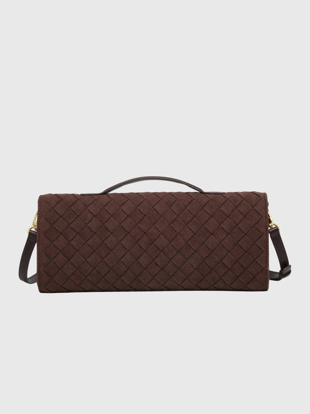 Cerise | Pochette en Suède Intrecciato de Luxe