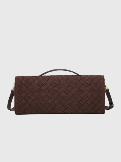 Cerise | Pochette en Suède Intrecciato de Luxe