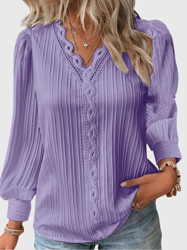 Andrea | Blouse Pullover Élégante