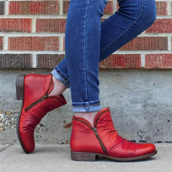 Cassiana - Bottes en Cuir Décontractées
