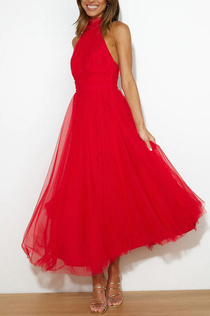 Phoebe - Robe Midi avec Jupe Longue
