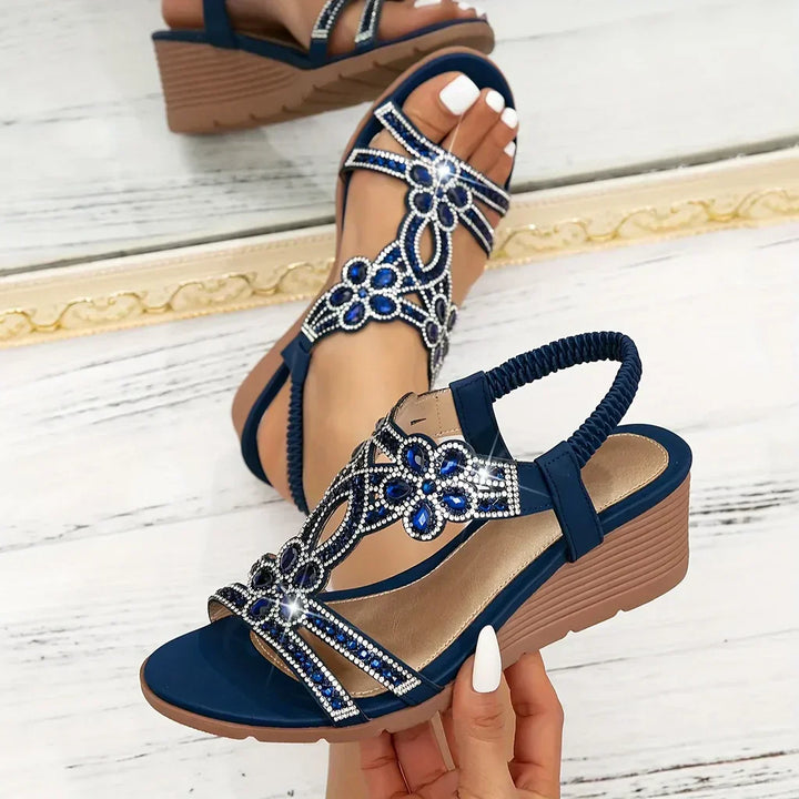 Velen™ Sandales Compensées Élégantes et Confortables