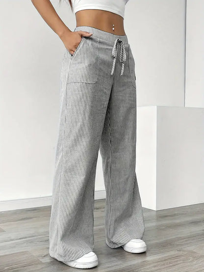 KARINA - PANTALONS RAYÉS ÉLÉGANTS