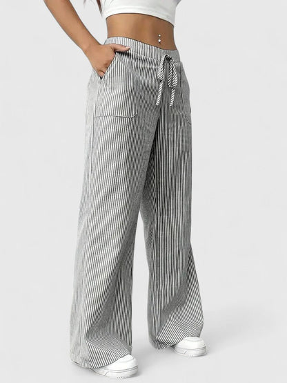 SIERRA – PANTALONS DE LOUNGE À RAYURES