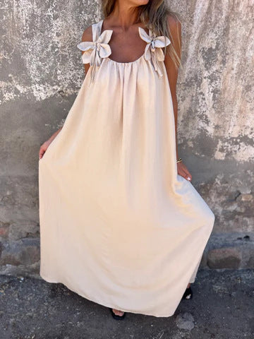 Robe Fleurie Décolletée en U - Élégance Intemporelle