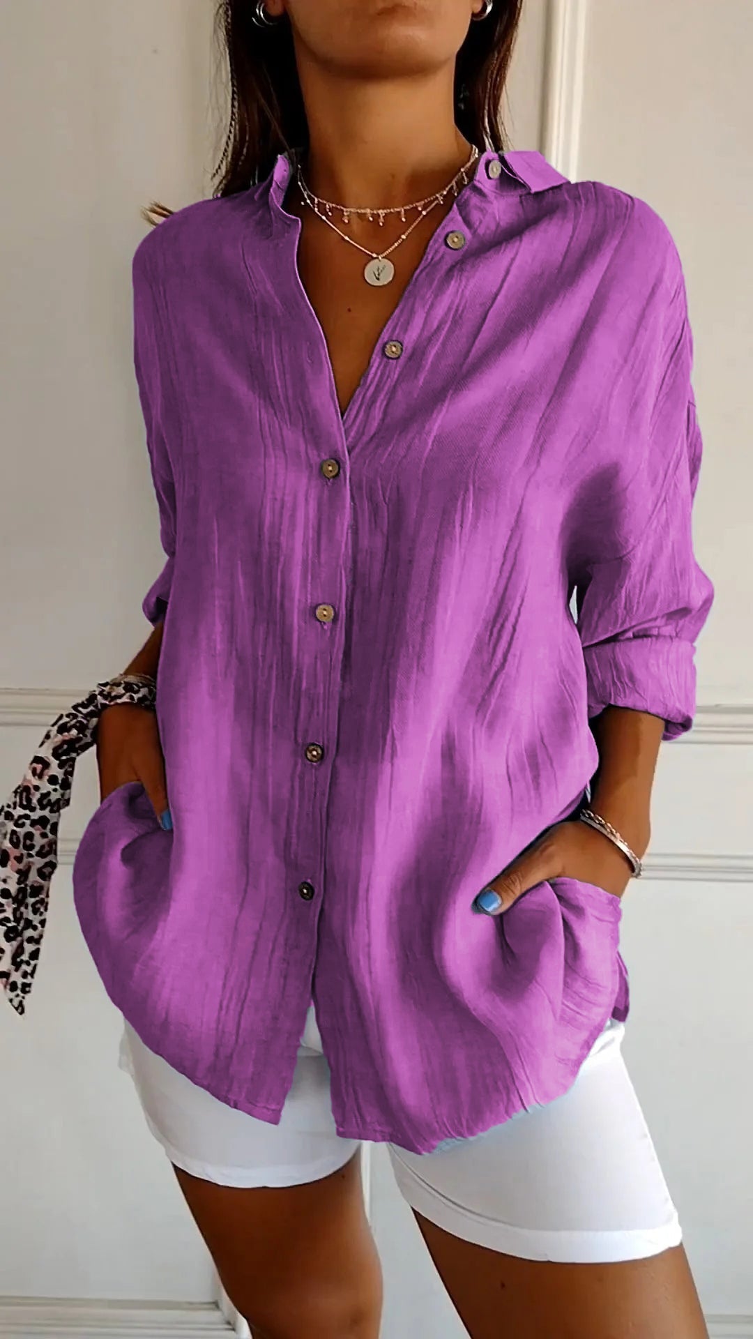 Emily | Blouse Oversize Élégante