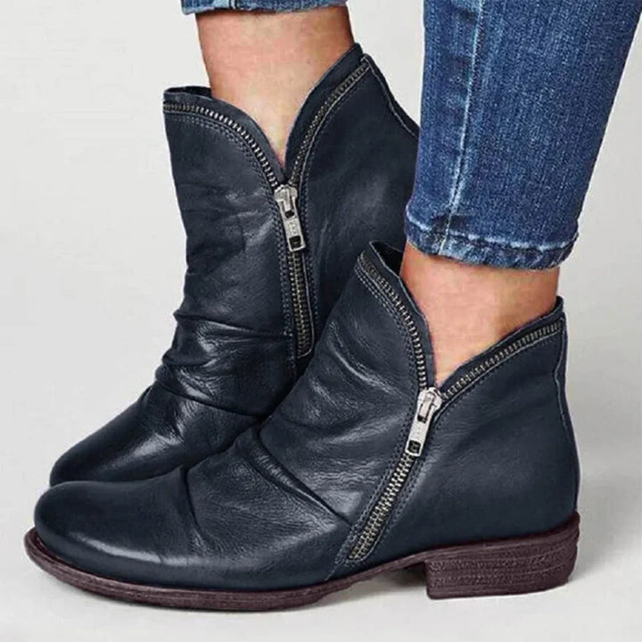 Cassiana - Bottes en Cuir Décontractées