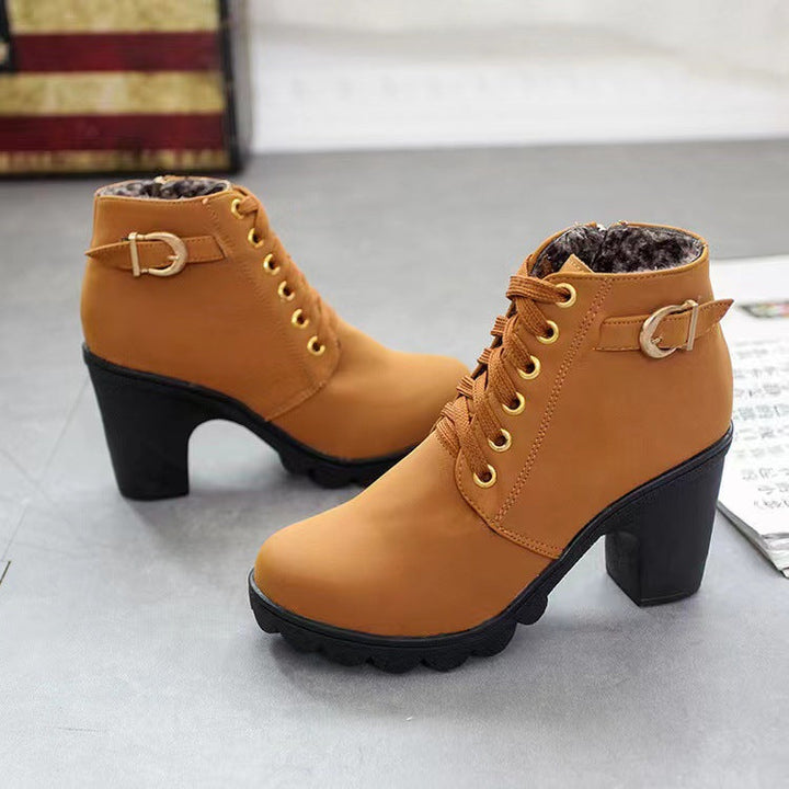 Bottines à Talons Chunky pour Femme