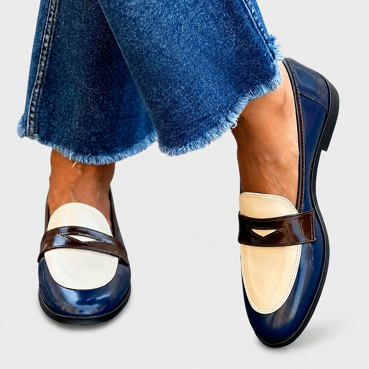 Claudia™ | Mocassins Contrastés