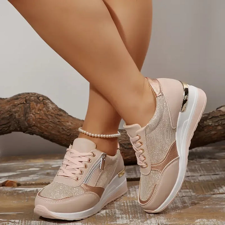 Candy™ | Baskets Orthopédiques avec Lacets et Fermeture Éclair Latérale