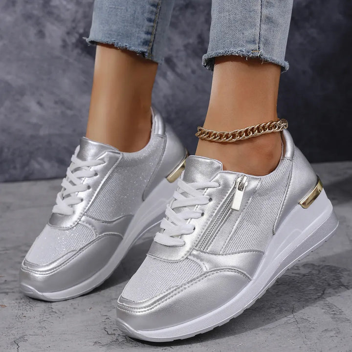 Candy™ | Baskets Orthopédiques avec Lacets et Fermeture Éclair Latérale
