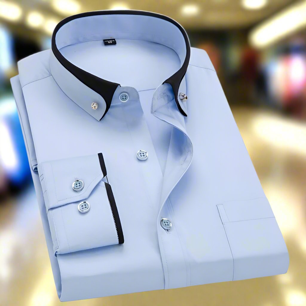 Albert™ | Chemise en Coton à Manches Longues Classique