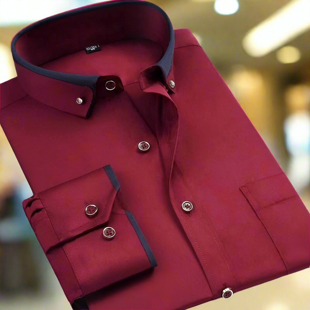 Albert™ | Chemise en coton à manches longues classique