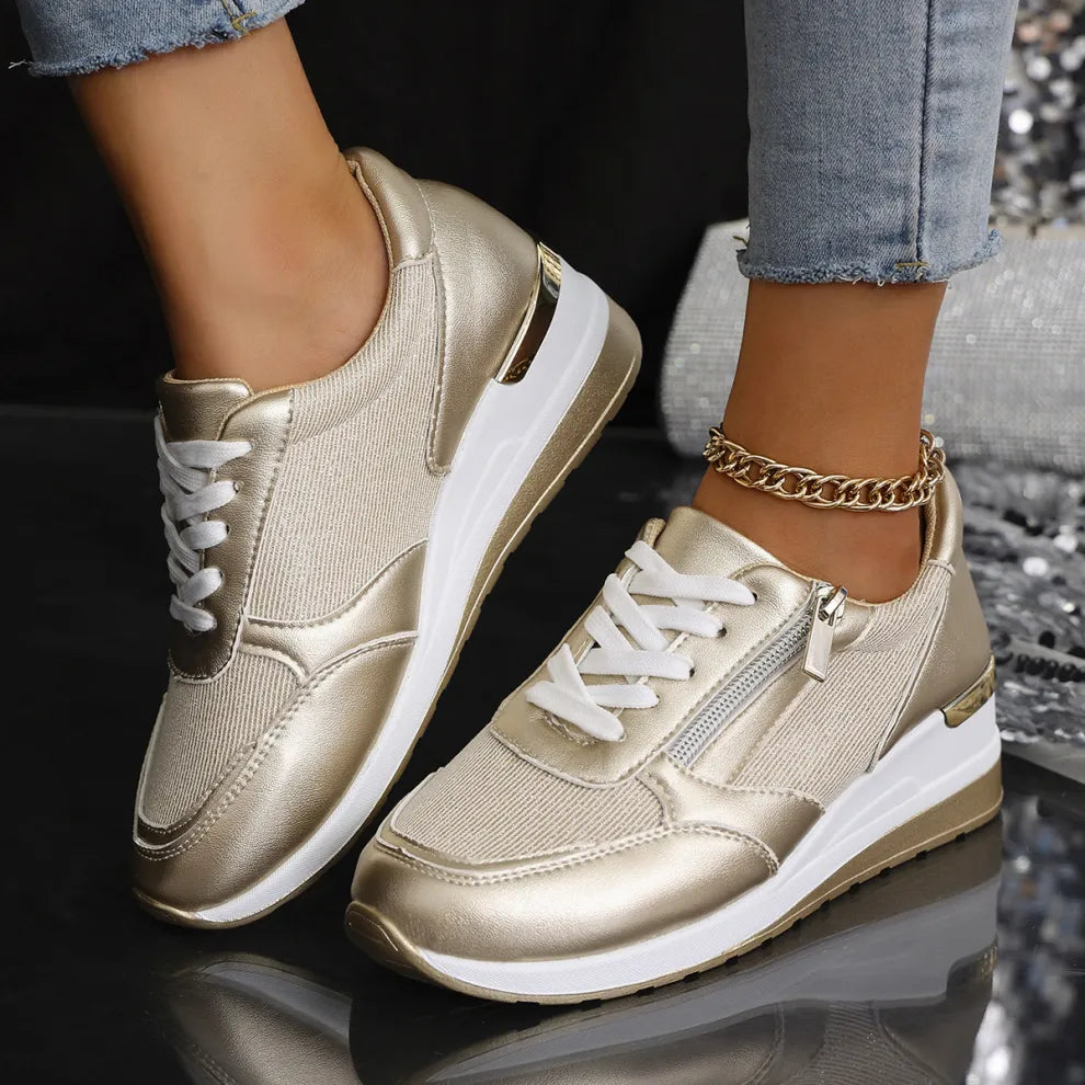 Candy™ | Baskets Orthopédiques avec Lacets et Fermeture Éclair Latérale
