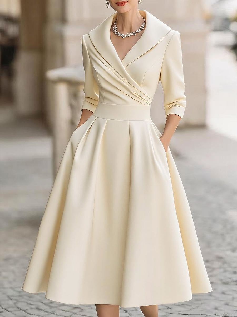 Lea™ - Robe Midi Élégante