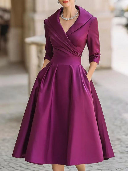 Lea™ - Robe Midi Élégante