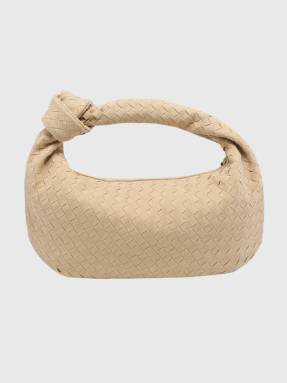 Celeste | Sac Medium Suédé Tressé avec Nœud