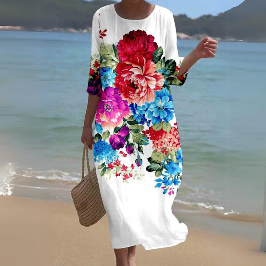 Colette | Robe d'été Confortable pour femme | Midi