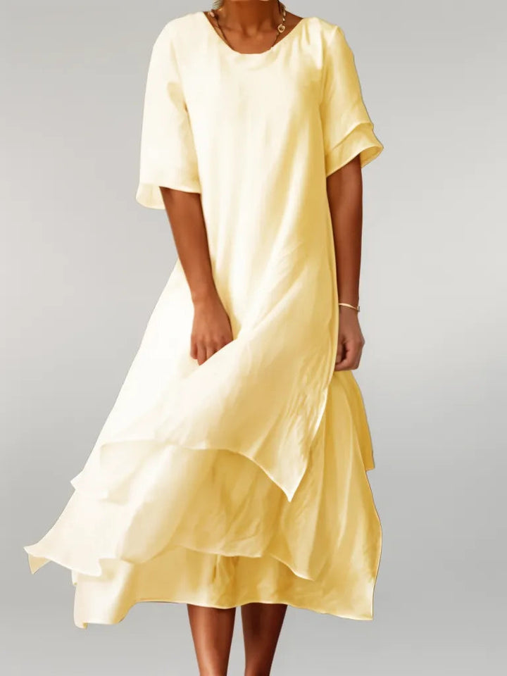 ELOISE | Robe Maxi en Coton Élégante