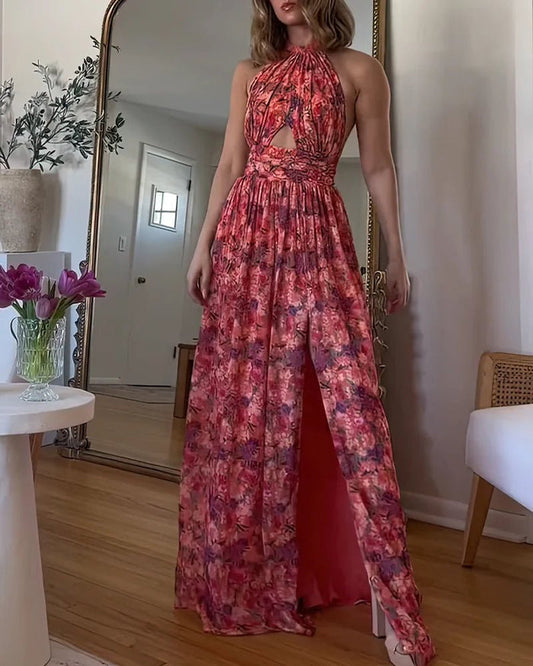 Luna | Robe Maxi à Imprimé Floral