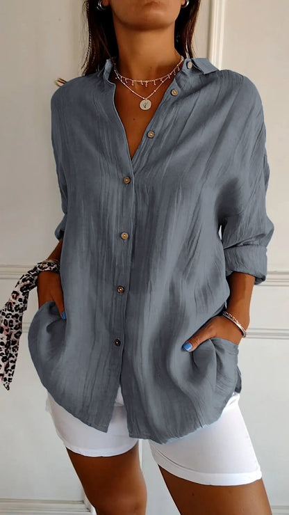 Emily | Blouse Oversize Élégante