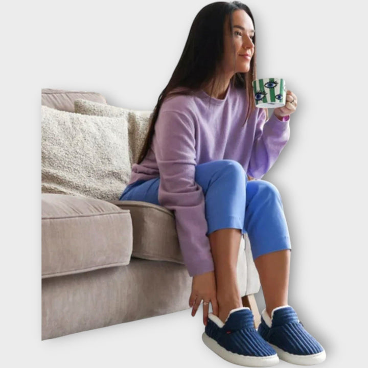 Chaussons orthopédiques chauds