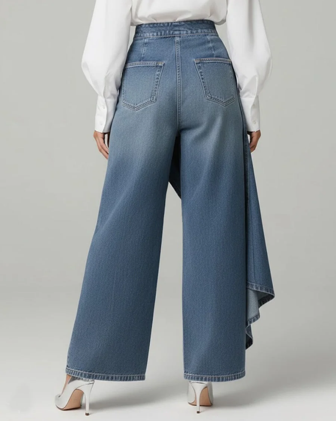 Audrey | Enveloping Denim Pants