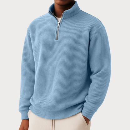Dean™ | Pull zippé avec confort quotidien et style intemporel