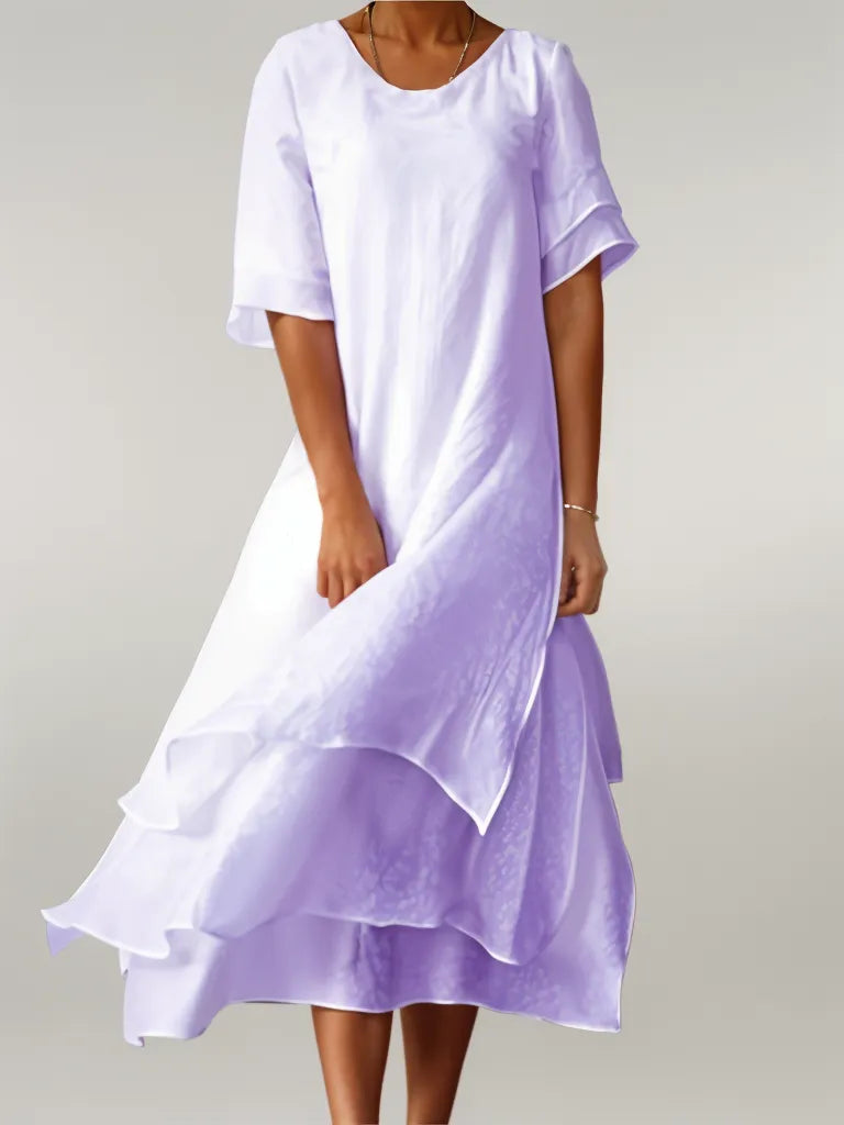 ELOISE | Robe Maxi en Coton Élégante